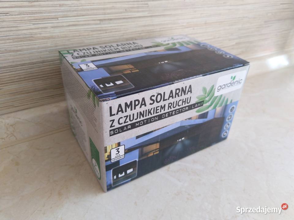NAJTANIEJ Naświetlacz Solarny z Czujnikiem Ruchu