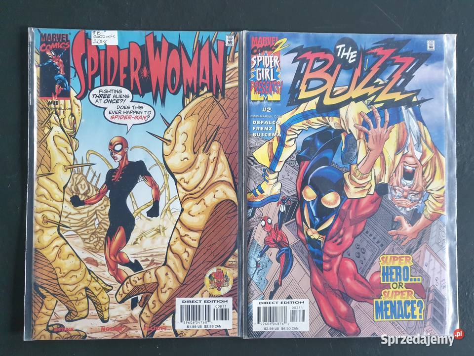 SpiderGirl SpiderWoman 10 oryginalnych komiksów Gdynia sprzedam