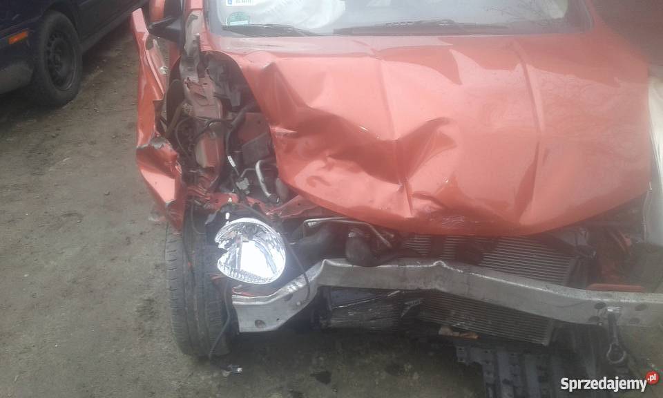 nissan note 15 dci uszkodzony okazja welurowa tapicerka Poddębice