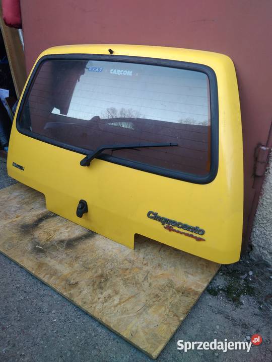 Fiat Cinquecento sporting tylna klapa bagażnika mazowieckie Warszawa