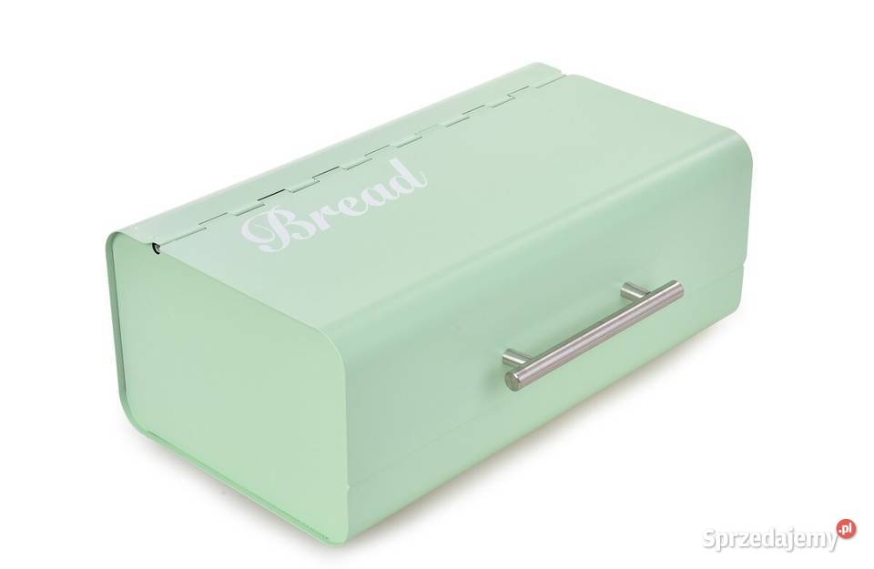 XXL Metalowy chlebak z otwieraną pokrywką