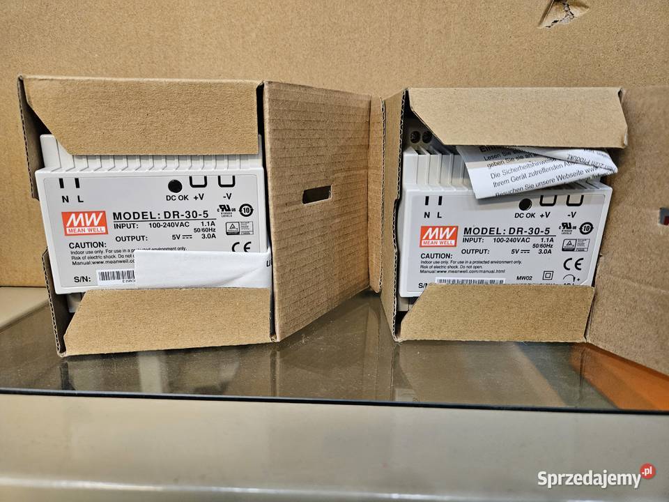 Mean Well Zasilacz Meanwell 5V3A Din DR305 Szczecin