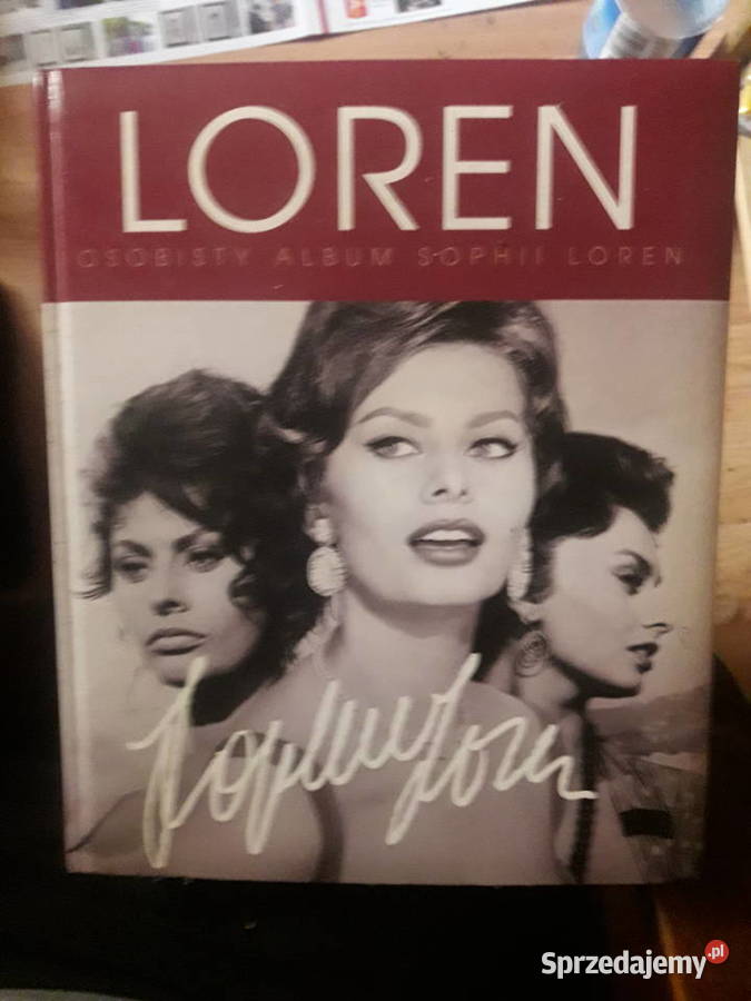 Sophia Loren Osobisty album Lisa Purcell Kultura i Rozrywka Warszawa