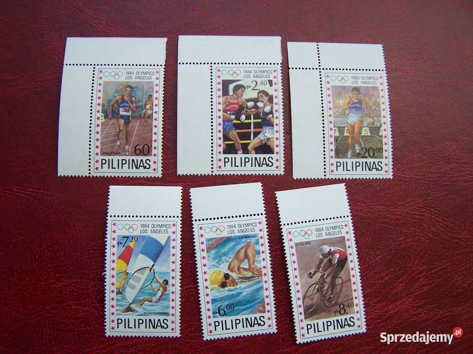 Filipiny 1984 MNH Mi 159499 Sport Olimpiada Los śląskie Tychy