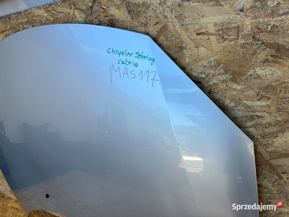 Chrysler Sebring srebrna cabrio MASKA POKRYWA