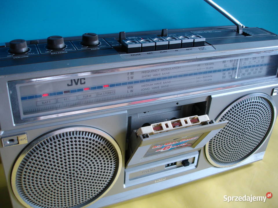 Radiomagnetofon JVC RC555LB Pozostałe Zielona Góra sprzedam