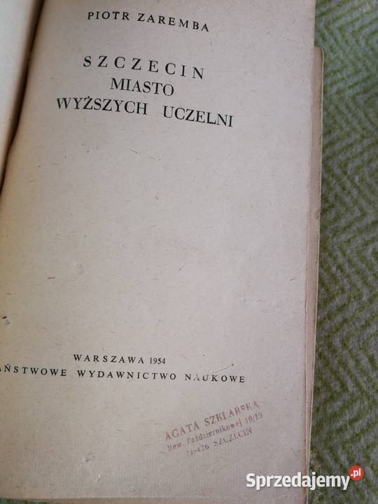 Piotr Zaremba Szczecin miasto wyższych uczelni