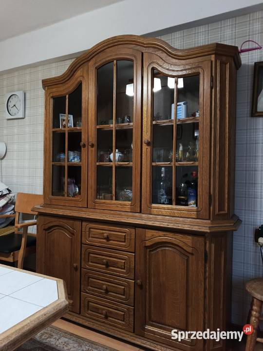 Solidnie dębowe meble