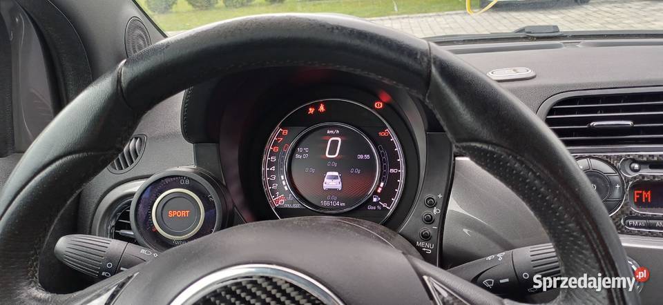 Fiat 500 14 135ABARTH grafitowy Motoryzacja małopolskie Wadowice