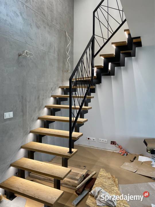 Konstrukcje schodów metalowych nowoczesnych mazowieckie sprzedam