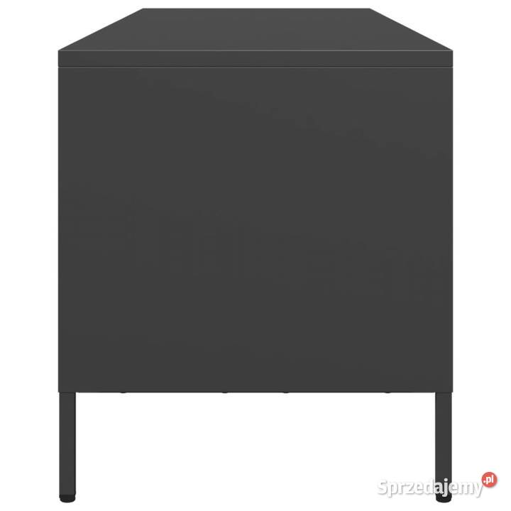 Szafka RTV czarna 135x39x435 stal walcowana na Warszawa sprzedam