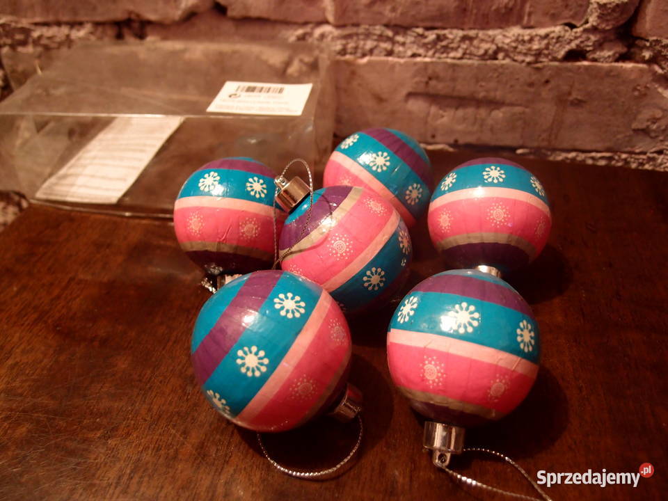 nietłukące się bombki choinkowe 6 6 Łódź