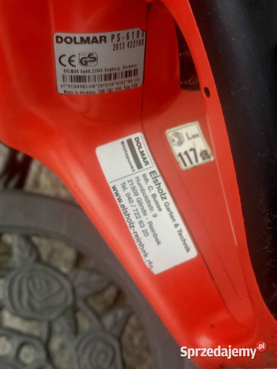 Pila spalinowa Dolmar 6100 mazowieckie Siedlce