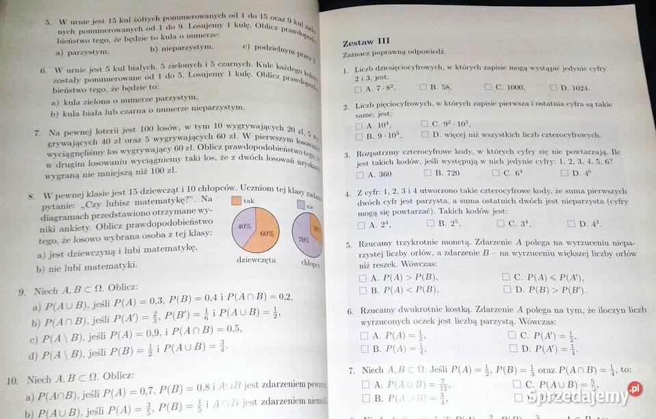 Matematyka 3 Zakres podstawowy W Babiański L Pozostałe Chełm