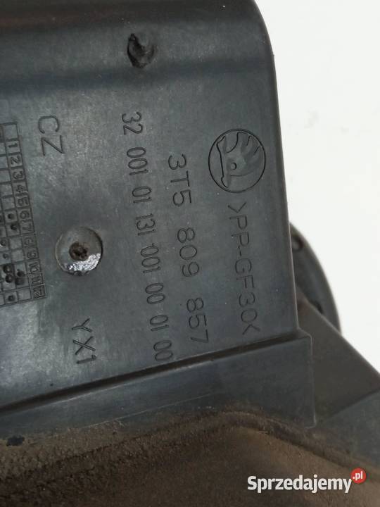 KLAPKA WLEWU PALIWA CZARNA 3T5809857 Skoda