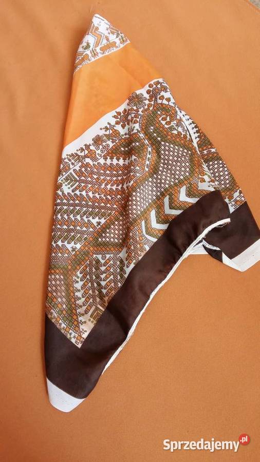 Trójkątna stylonowa apaszka 120x75 Łódź sprzedam