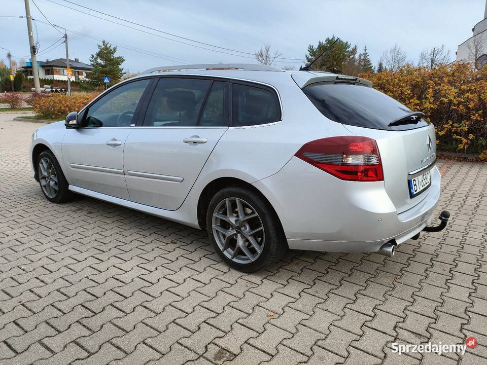 Renault Laguna 3 GT line 20 Dci srebrny podlaskie Białystok