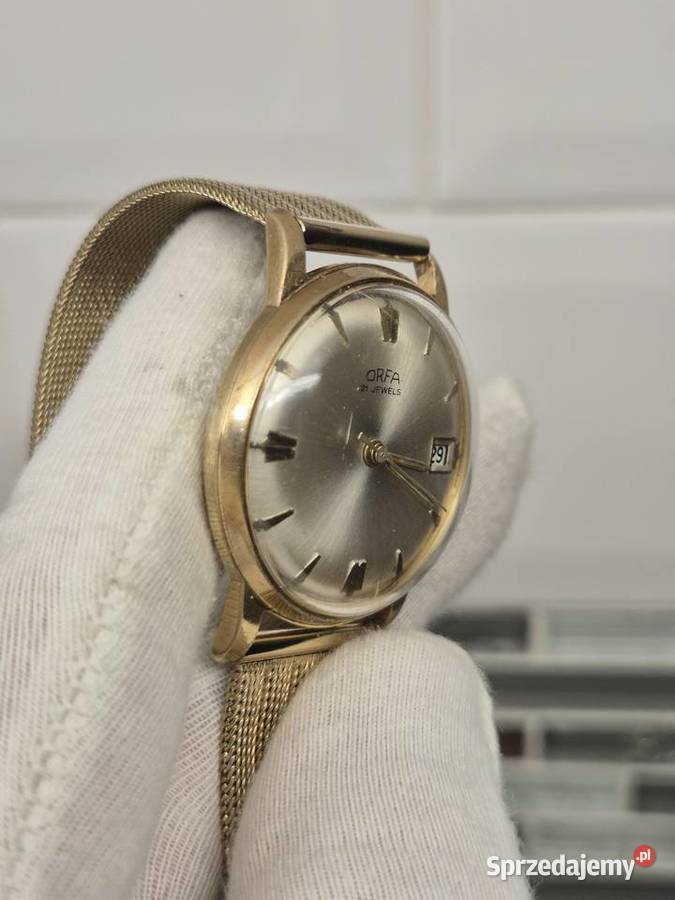 Zegarek vintage ORFA Herrenuhr Swiss śląskie