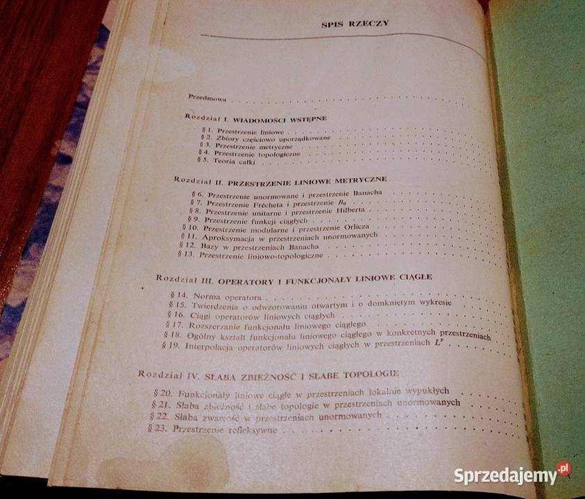 Wstęp do analizy funkcjonalnej Julian Musielak Rok wydania 1976