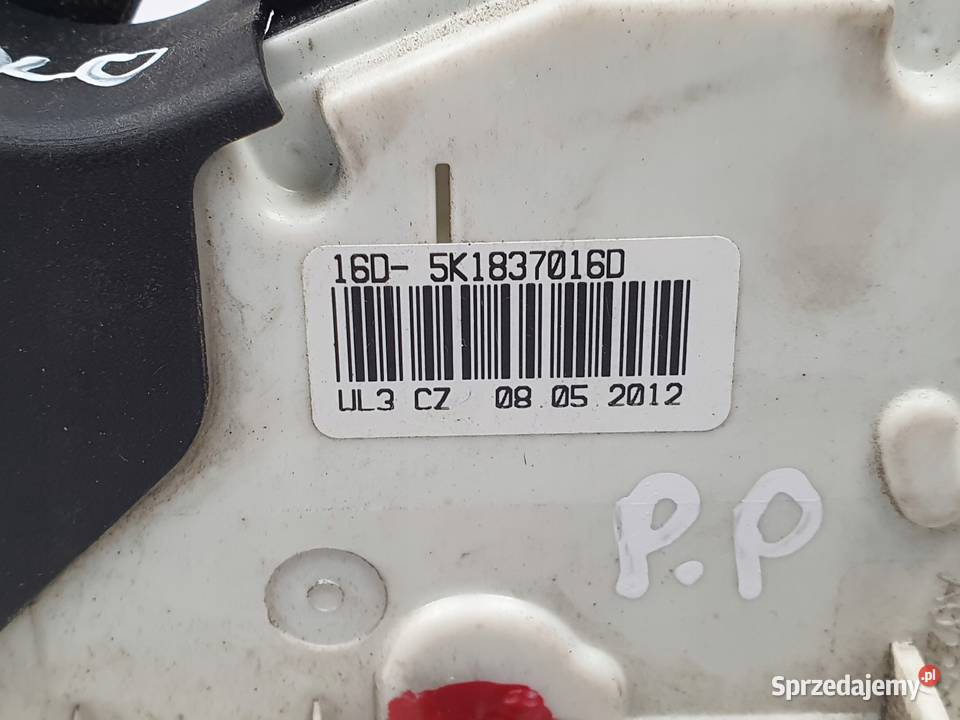 ZAMEK DRZWI PRAWY PRZÓD Vw Polo V 6R przód Chełm sprzedam