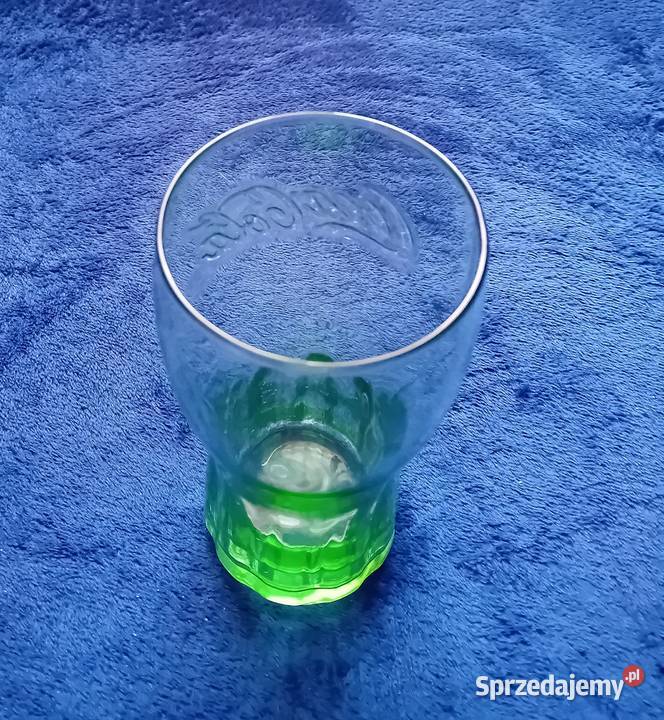 Zielona kolekcjonerska szklanka Coca Cola 025 L Koźminek
