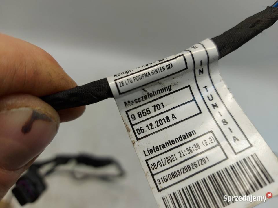 BMW G23 M440i Cabrio Wiązka zderzaka PDC tył