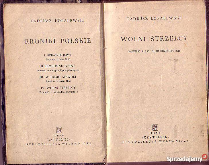 8733 WOLNI STRZELCY TADEUSZ ŁOPALEWSKI Czyrna