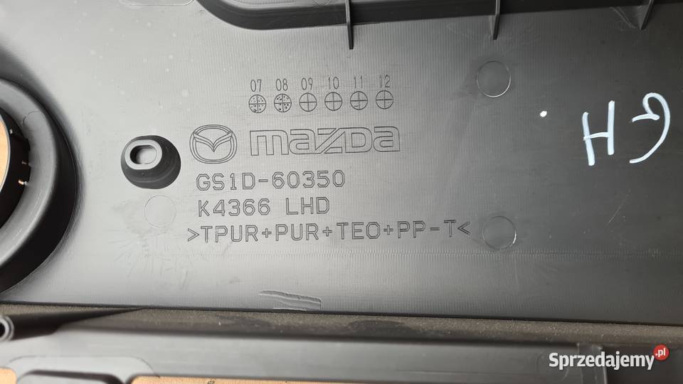 MAZDA 6 GH deska rozdzielcza poduszki air bag Legnica