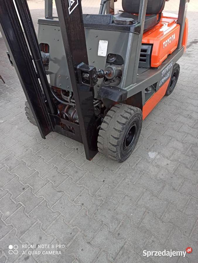 Wozek widlowy Toyota 4fg15 automat Gaz Sieradz