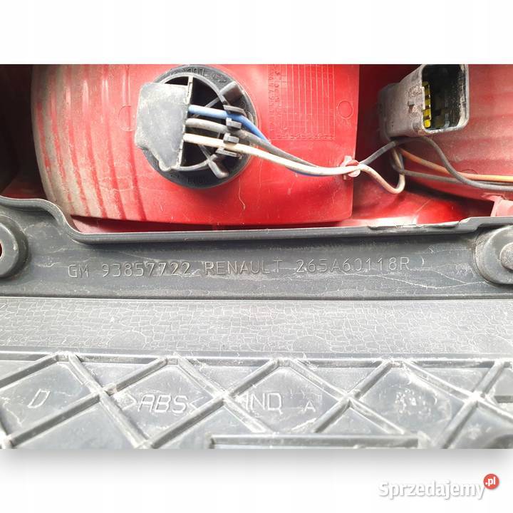 LAMPA PRAWA Renault Trafic III Opel Vivaro B Lampy tylne Chełm