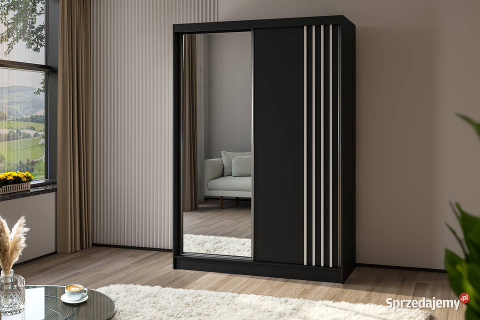 Szafa150 z lustrem i lamelami w różnych kolorach podkarpackie