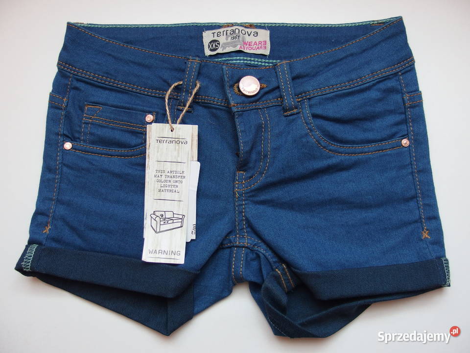 Spodenki szorty jeansowe jeans Terranova xxs 32 Toruń
