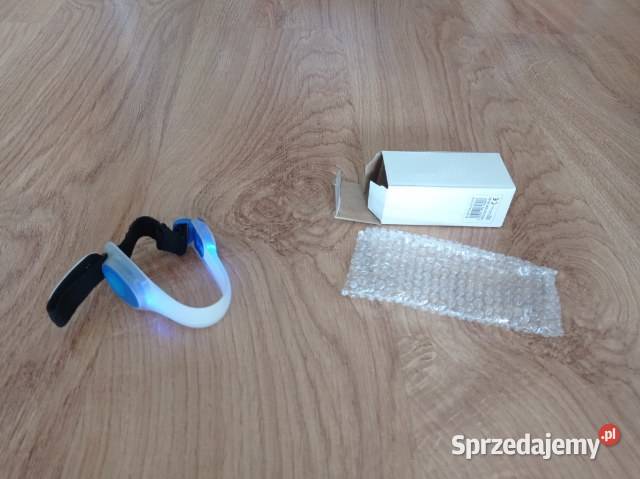 Opaska na kostkę rękę z niebieską lampką LED Jogging i bieganie Chorzów