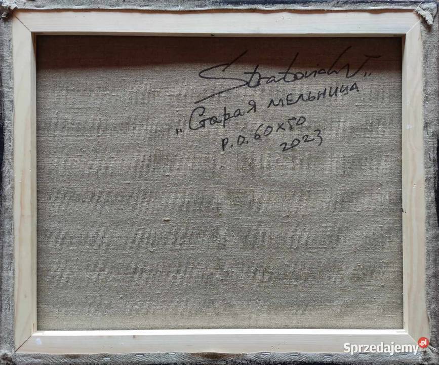 STRATOVICH W obraz olejny na płótnie SPOKOJNA podlaskie Supraśl