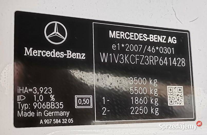 MERCEDESBENZ SPRINTER 317 CDI 2023 195000 ccm Warszawa sprzedam