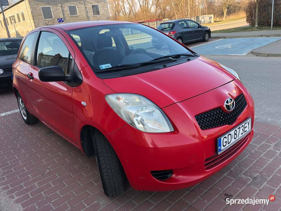 TOYOTA YARIS 10 BENZ ZADBANA 2007 Yaris Gdańsk sprzedam