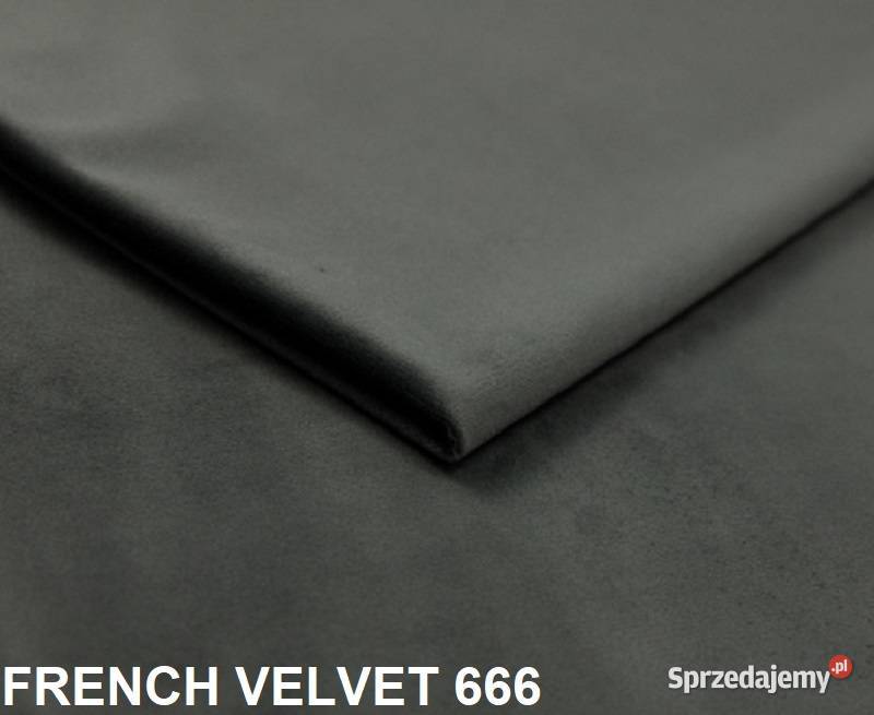 French velvet tkanina obiciowa meblowa Bytom