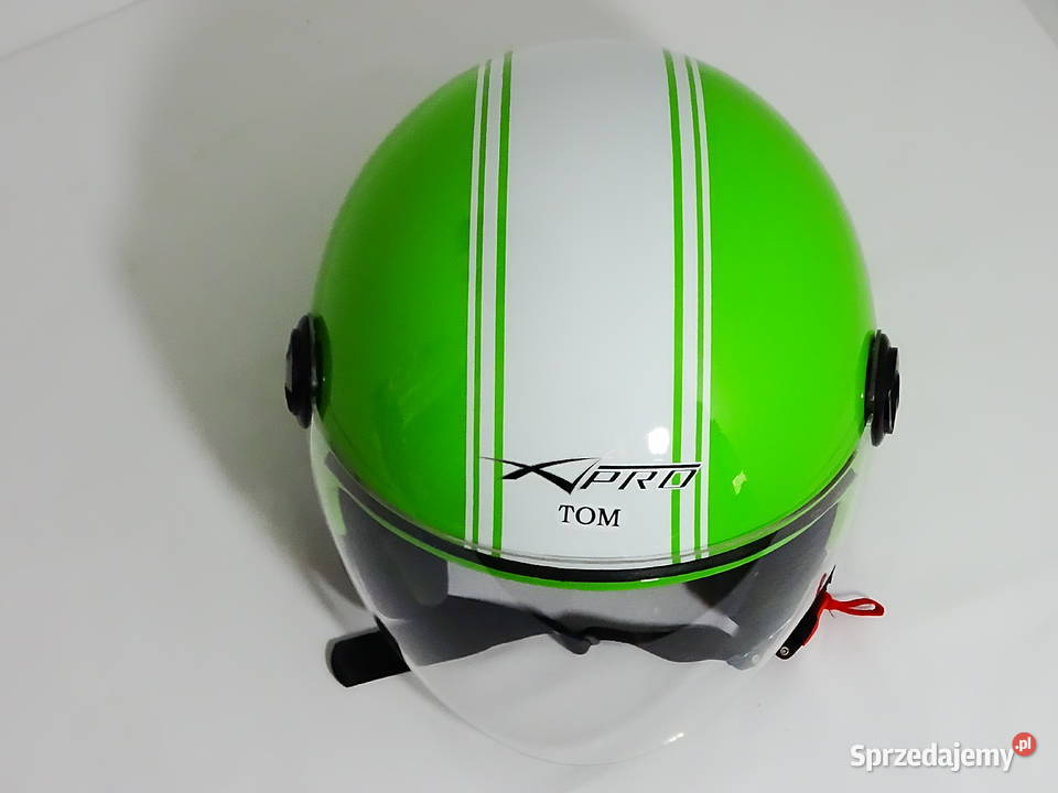 APro Otwarty Twarz Zielony kask motocyklowy L lubelskie Biłgoraj sprzedam