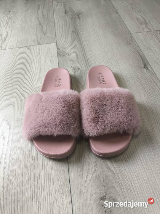 Klapki damskie z misiem Haver Style rozmiar 41 Poznań