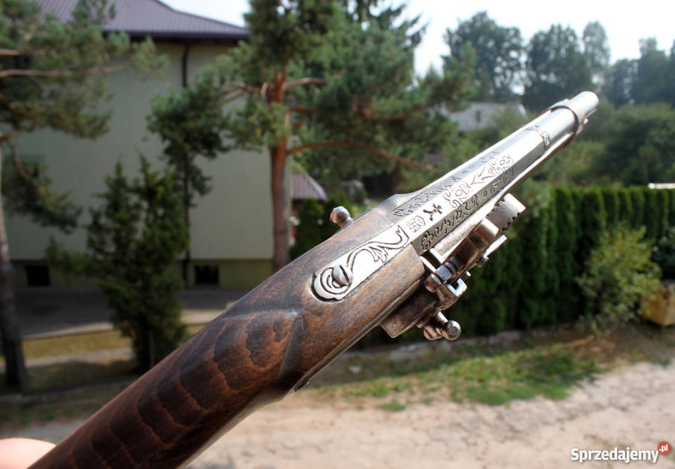 HUSARSKI XVII wCZARNOPROCHOWY PISTOLET Z ZAMKIEM Sokółka