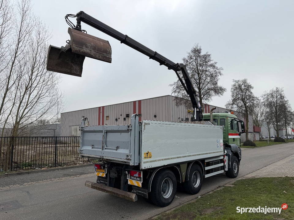 Wywrotka 6x6 z dzwigiem Man Warszawa sprzedam