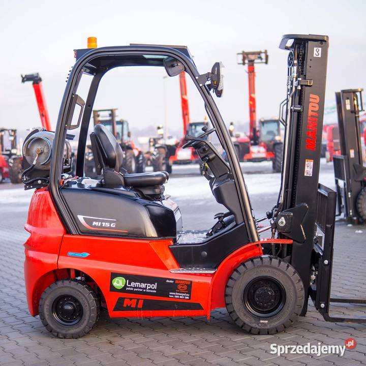 MANITOU MI15GNOWY WÓZEK WIDŁOWY