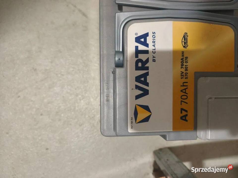 Akumulator rocznik 2025 Varta 70Ah 760A mazowieckie Warszawa