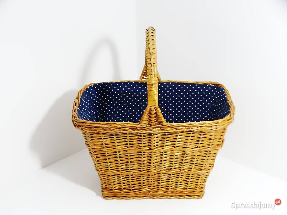 Koszyk wiklinowy z podszewką 40262445