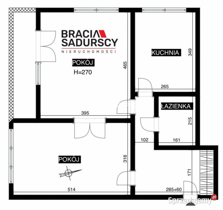 Mieszkanie Kraków 564m2 2 pokoje