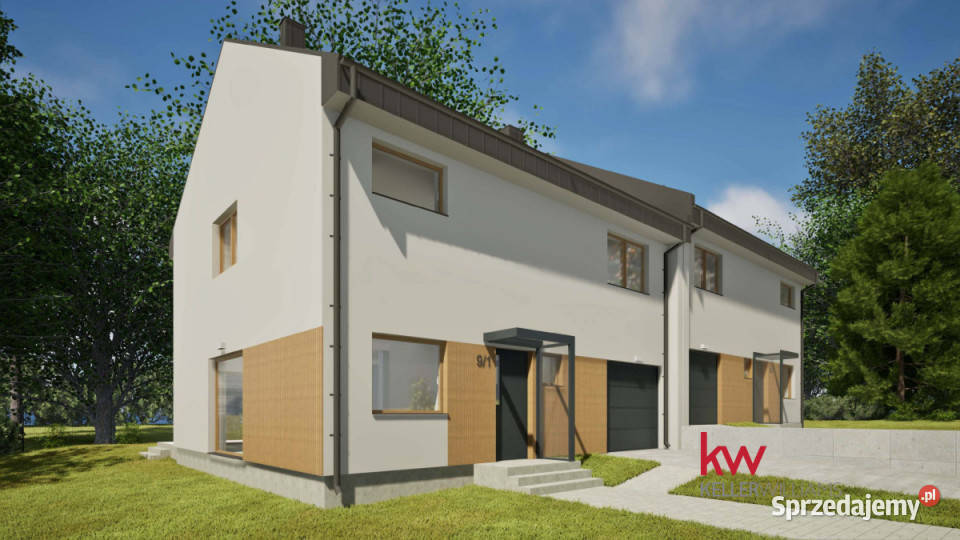 Dom bliźniak 15151m2 Kobylniki Brzozowa silikat sprzedam