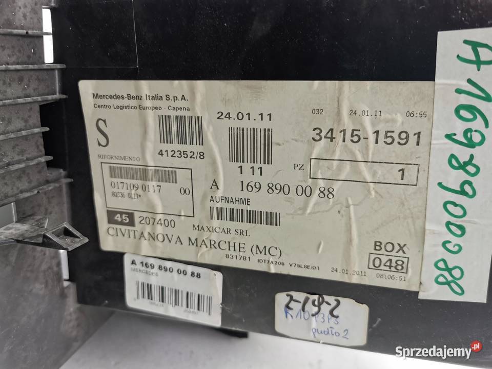 OBUDOWA LEWARKA NARZĘDZI MERCEDES BKLASA W245