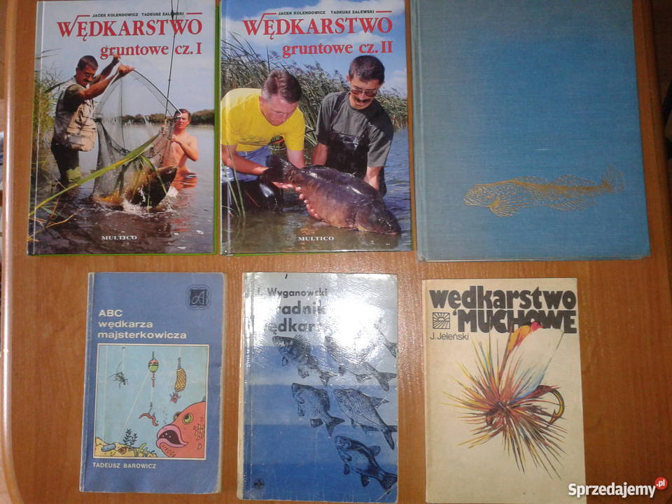 książki wędkarskie płytycv Tarnowskie Góry