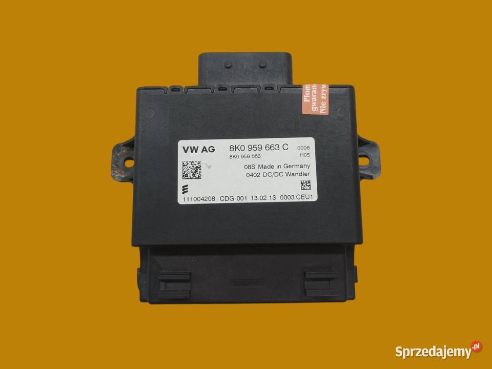 MODUŁ STEROWNIK NAPIĘCIA 8K0959663C Skoda Yeti I