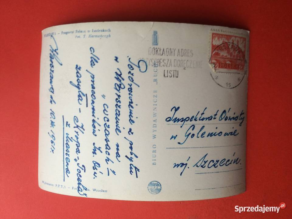 2316 Widokówka Warszawa Szczecin